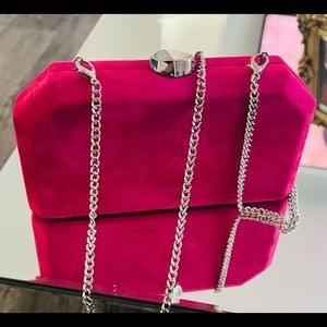 💗Pink fuscia clutch
